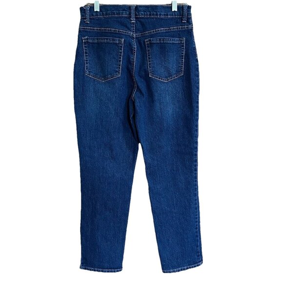 Gloria Vanderbilt Amanda Jeans Womens 10 SHORT Blue Denim Stretch 30x28 - Picture 5 of 14